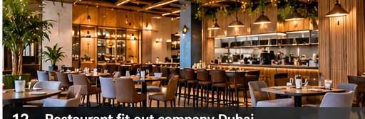 Restaurant Fit Out Company in Dubai: Complete Guide for Restaurant Owners